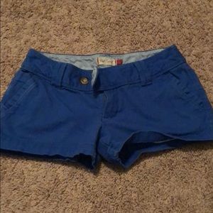 Blue shorts